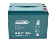 Свинцово-кислотный тяговый гелевый аккумулятор Gelbert 6-EVF-55 (12V58.5A/H C5)