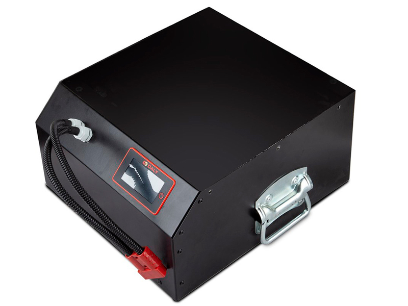 Литиевый тяговый аккумулятор LiFePo4 60V50Ah(60A) c дисплеем, BMS смарт