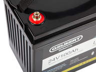 Литиевый тяговый аккумулятор Gelbert LiFePO4 (24V/100Ah/120А/2,400Wh) Bluetooth