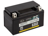 Аккумулятор для мототехники SKN LiFePO4 YTX7A-BS (12V/7Ah/105A) [UTX7A-BS, CT 1207, MT 1207]