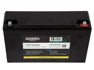 Литиевый тяговый аккумулятор Gelbert LiFePO4 (12V/32Ah/32A/384Wh) [6-EVF-32]