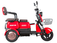 Электротрицикл Gelbert Sun (красный) 48V/60V 650Вт