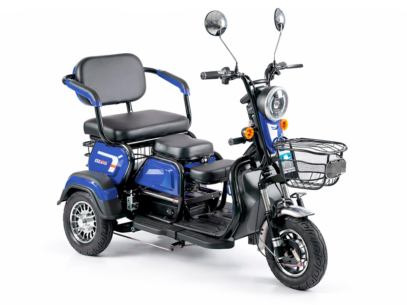 Электротрицикл Rutrike Бумеранг (синий)