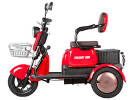 Электротрицикл Gelbert Sun (красный) 48V/60V 650Вт