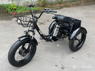 Электрический трицикл фэтбайк GreenCamel Трайк-F20 (500W 15Ah), Красный