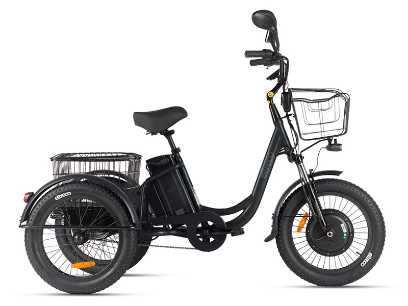 Электровелосипед Eltreco Porter Fat 700 (черный матовый)